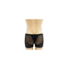 Boxer noir semi opaque 